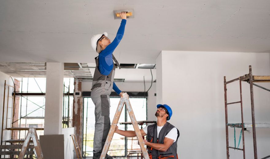 Ceiling & Partitions Installation image