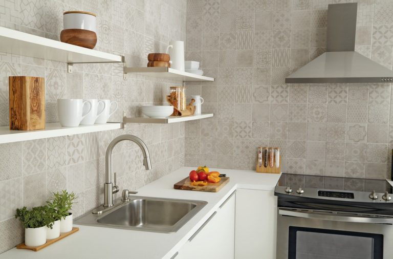 Kitchen Flooring & Backsplash